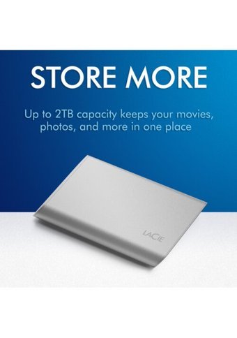 Lacie V2 STKS1000400 1 TB USB Type C USB 3.2 Gen 2 Taşınabilir SSD Beyaz