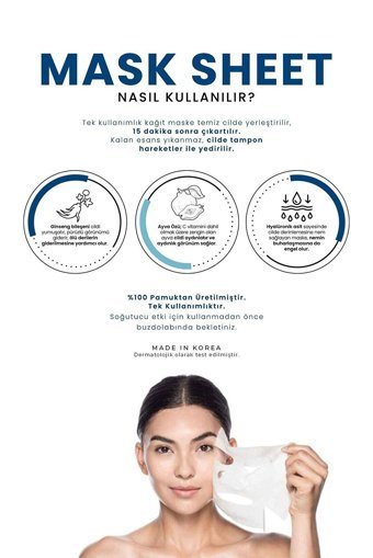 Esfolio İnci Özü Nemlendiricili Kağıt Yüz Maskesi
