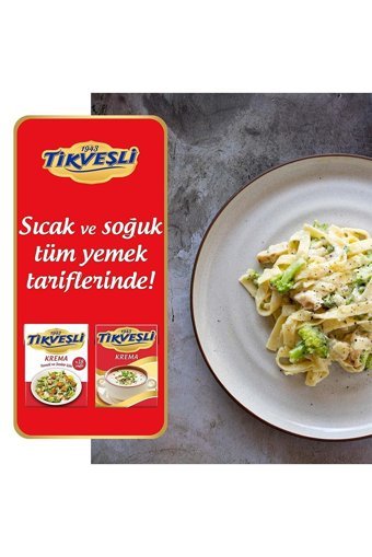 Tikveşli Yemeklik Krema 12x200 ml