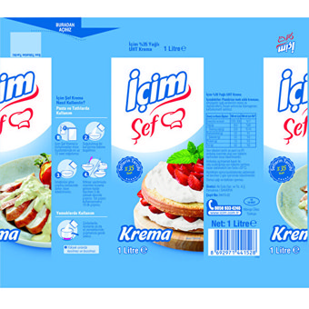 İçim Şef Pasta Kreması 1 lt