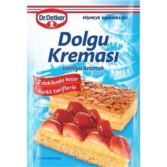 Dr.Oetker Vanilya Dolgulu Pasta Kreması 55 gr