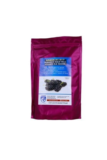 Alexdello Karadut Özlü Ve C Vitamin Nemlendiricili Toz Yüz Maskesi