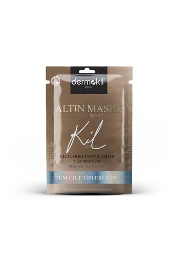 Dermokil Gold Maske Killi Nemlendiricili Soyulabilir Kağıt Yüz Maskesi 15 ml