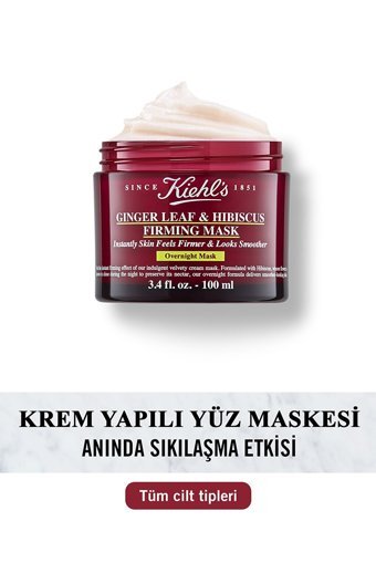 Kiehl'S Ginger Leaf & Hibiscus Krem Yüz Maskesi 100 ml