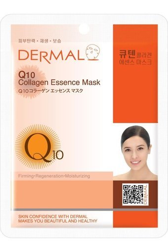 Dermal Sıkılaştırıcı, Nemlendirici, Yenileyici Q10 Kolajen Nemlendiricili Kağıt Yüz Maskesi 10 Adet