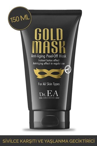 Dr. Ea Laboratories Altın Maske Nemlendiricili Soyulabilir Jel Yüz Maskesi 150 ml