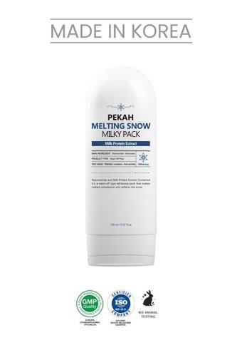 Pekah Süt Protein Özü Ve Niacinamide Nemlendiricili Krem Yüz Maskesi 150 ml