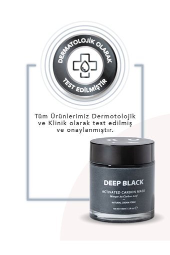 Shy Xo Shine Deep Black Killi Krem Yüz Maskesi 100 ml