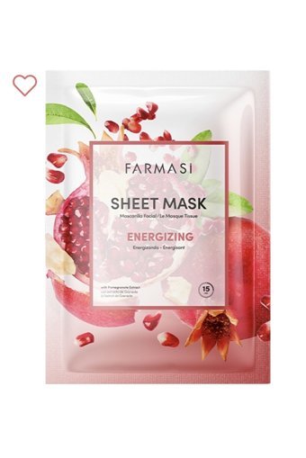 Farmasi Lavanta Salatalık ve Narlı Aloe Veralı Nemlendiricili Kağıt Yüz Maskesi