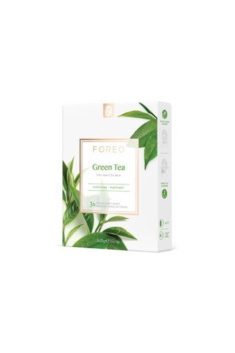 Foreo Green Tea Arındırıcı Nemlendiricili Kağıt Yüz Maskesi 3 Adet