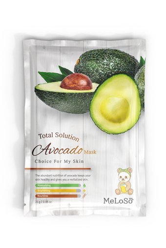 Dr. Meloso Total Solutions Avokado Nemlendiricili Kağıt Yüz Maskesi