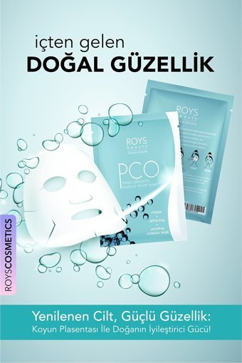Roys Beauty Kağıt Yüz Maskesi 73 ml