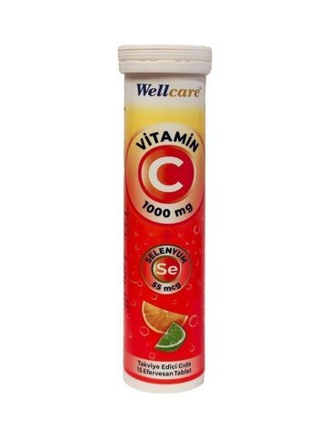 Wellcare Vitamin C Portakallı Yetişkin 15 Adet