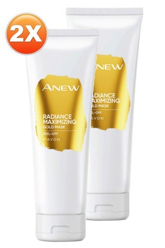 Avon Anew Radiance Maximising Nemlendiricili Soyulabilir Krem Yüz Maskesi 2x75 ml