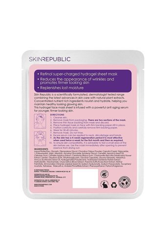 Skin Republic Retinol Nemlendiricili Jel Yüz Maskesi