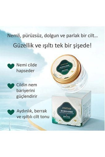 Jomtam Lotus Çiçeği Nemlendiricili Krem Yüz Maskesi 70 gr