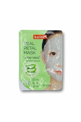 Karite Real Petal Aloe Veralı Nemlendiricili Kağıt Yüz Maskesi