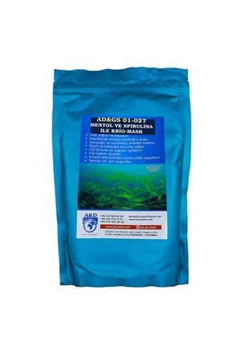 Alexdello Mentol Ve Spirulina Nemlendiricili Toz Yüz Maskesi