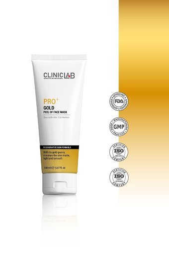 Cliniclab Pro Gold Nemlendiricili Soyulabilir Jel Yüz Maskesi 150 ml