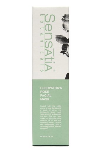 Sensatia Botanicals Cleopatra'S Rose Facial Scrub Nemlendiricili Krem Yüz Maskesi 60 ml