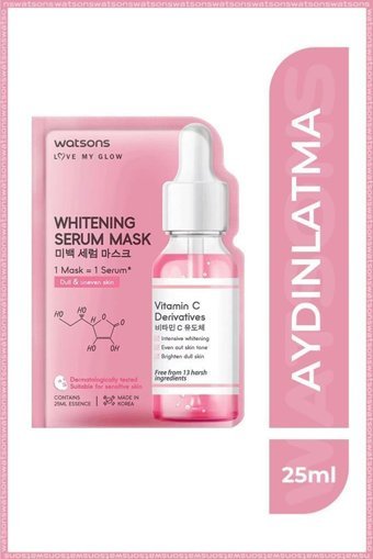 Watsons Whitening Nemlendiricili Kağıt Yüz Maskesi 2 Adet