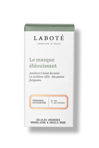 Labote Işıltı Nemlendiricili Toz Yüz Maskesi 4 Kapsül