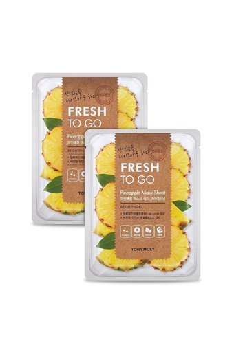 Tonymoly Fresh To Go Ananas Kağıt Yüz Maskesi 2 Adet