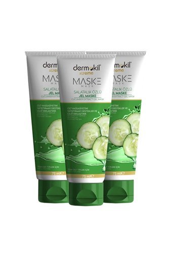 Dermokil Xtreme Nemlendiricili Jel Yüz Maskesi 3x75 ml