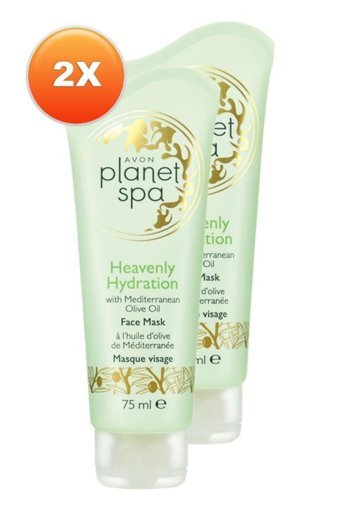Avon Planet Spa Heavenly Hydration Nemlendiricili Krem Yüz Maskesi 2x75 ml