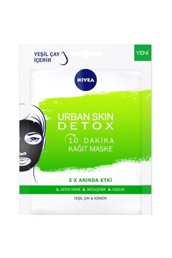 Nivea Urban Skin Visage Nemlendiricili Soyulabilir Kağıt Yüz Maskesi