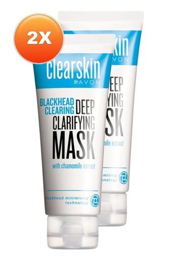 Avon Clearskin Krem Yüz Maskesi 2x75 ml