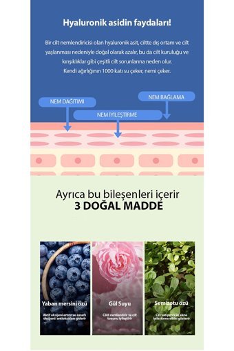 Bıspack Kırışıklık Karşıtı Hyaluronic Acid Nemlendiricili Kağıt Yüz Maskesi 22 ml