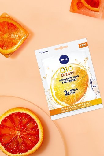 Nivea Energy Anti-Oksidan Nemlendiricili Kağıt Yüz Maskesi