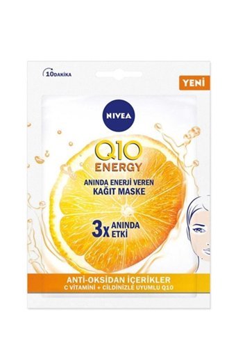 Nivea Energy Anti-Oksidan Nemlendiricili Kağıt Yüz Maskesi