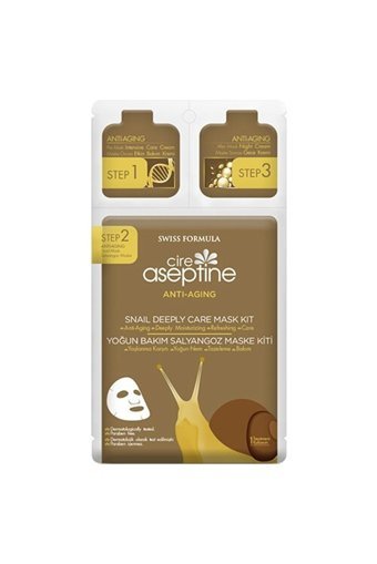 Cire Aseptine Anti Aging Salyangoz Nemlendiricili Kağıt Yüz Maskesi