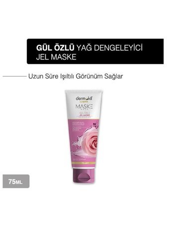 Dermokil Gül Özlü Aloe Veralı Nemlendiricili Jel Yüz Maskesi 3x75 ml