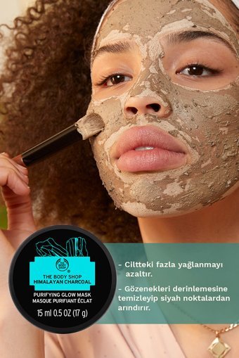 The Body Shop Himalayan Charcoal Killi Nemlendiricili Krem Yüz Maskesi