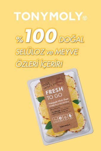 Tonymoly Fresh To Go Nemlendiricili Kağıt Yüz Maskesi 20 gr