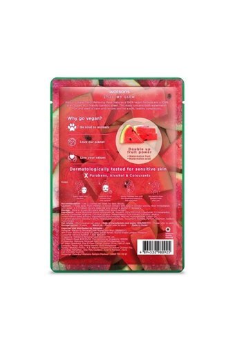 Watsons Fruity Watermelon Relieving Nemlendiricili Kağıt Yüz Maskesi 3 Adet