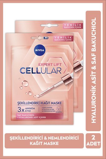 Nivea Hyaluron Cellular Nemlendiricili Kağıt Yüz Maskesi