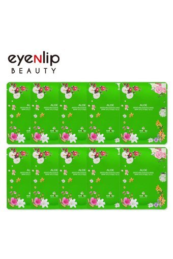 Eyenlip Beauty Moisture Essence Aloe Veralı Nemlendiricili Kağıt Yüz Maskesi 10 Adet