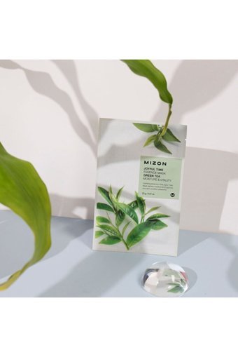 Mizon Joyful Time Essence Mask Green Tea - Yeşil Çay Nemlendiricili Soyulabilir Kağıt Yüz Maskesi