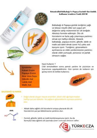 Botanical Lab Zerdeçal Leke Kontrolü Killi Krem Yüz Maskesi 100+200 ml