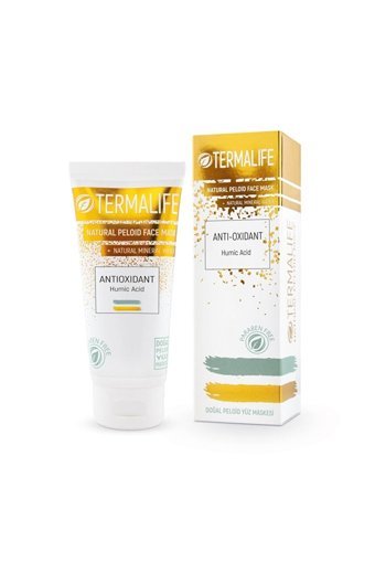 Termalife Yağlı Ciltler İçin Humik Salisik Asit İçeren Sebum Kontrol Arındırıcı Doğal Peloid Nemlendiricili Krem Yüz Maskesi 150 gr