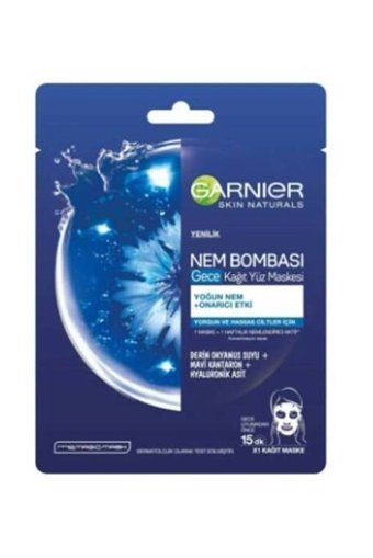 Garnier Gece Nemlendiricili Kağıt Yüz Maskesi