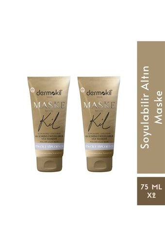 Dermokil Killi Nemlendiricili Soyulabilir Krem Yüz Maskesi 2 Adet