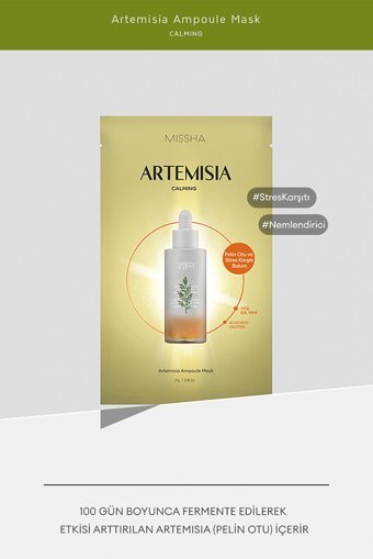 Missha Artemisa Özü Nemlendiricili Soyulabilir Kağıt Yüz Maskesi