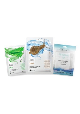 Jkosmec Snail-Solution Hyaluron Aloe Veralı Nemlendiricili Soyulabilir Kağıt Yüz Maskesi