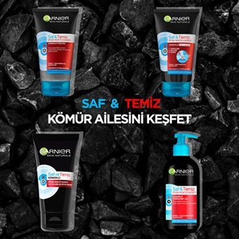 Garnier Kömürlü Siyah Nokta Karşıt Soyulabilir Jel Yüz Maskesi
