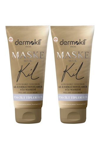 Dermokil Killi Nemlendiricili Soyulabilir Krem Yüz Maskesi 2x75 ml